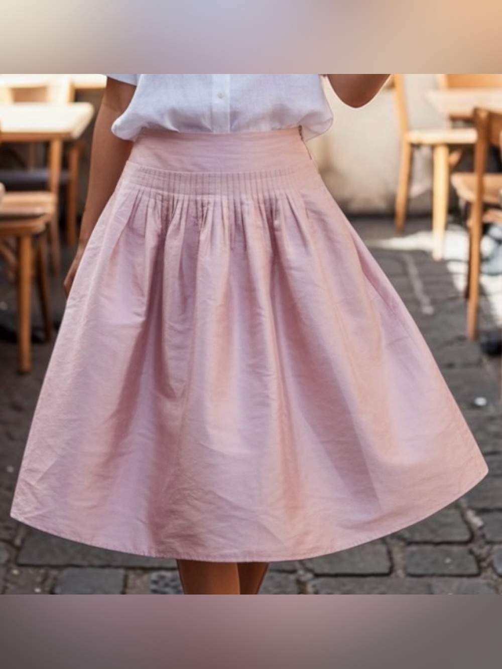 DKNY City Vintage Silk Dupioni Skirt - Picture 4 of 15